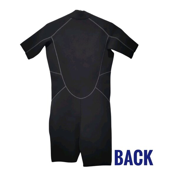 Seaskin 3mm Shorty Wetsuit Diving Front Zip Closure Wetsuit Men's Size S (READ.. - Picture 3 of 10